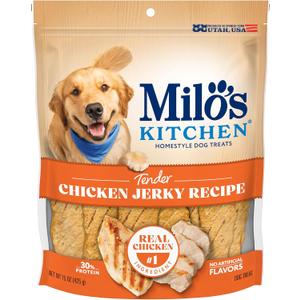 Milo's Kitchen Chicken Jerky Strips Dog Treats, 15 Ounce, Best By: SEP 06 2026