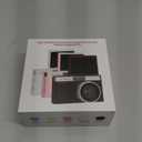 Black Digital Camera with 2" Flip Screen for Selfie, 1080P Point and Shoot Digital Camera with 32GB Card, 8X Zoom, Portable Vlogging Camera for Kids, Teens & Beginners