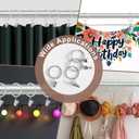 MaKefeile Curtains Rods for Windows 1 Inch Thick Heavy Duty Metal Curtain Rod with Curtain Rings with Clips Sets for Bedroom Living Room Decorative Single Drapery Pole Set, Silver, 64 in
