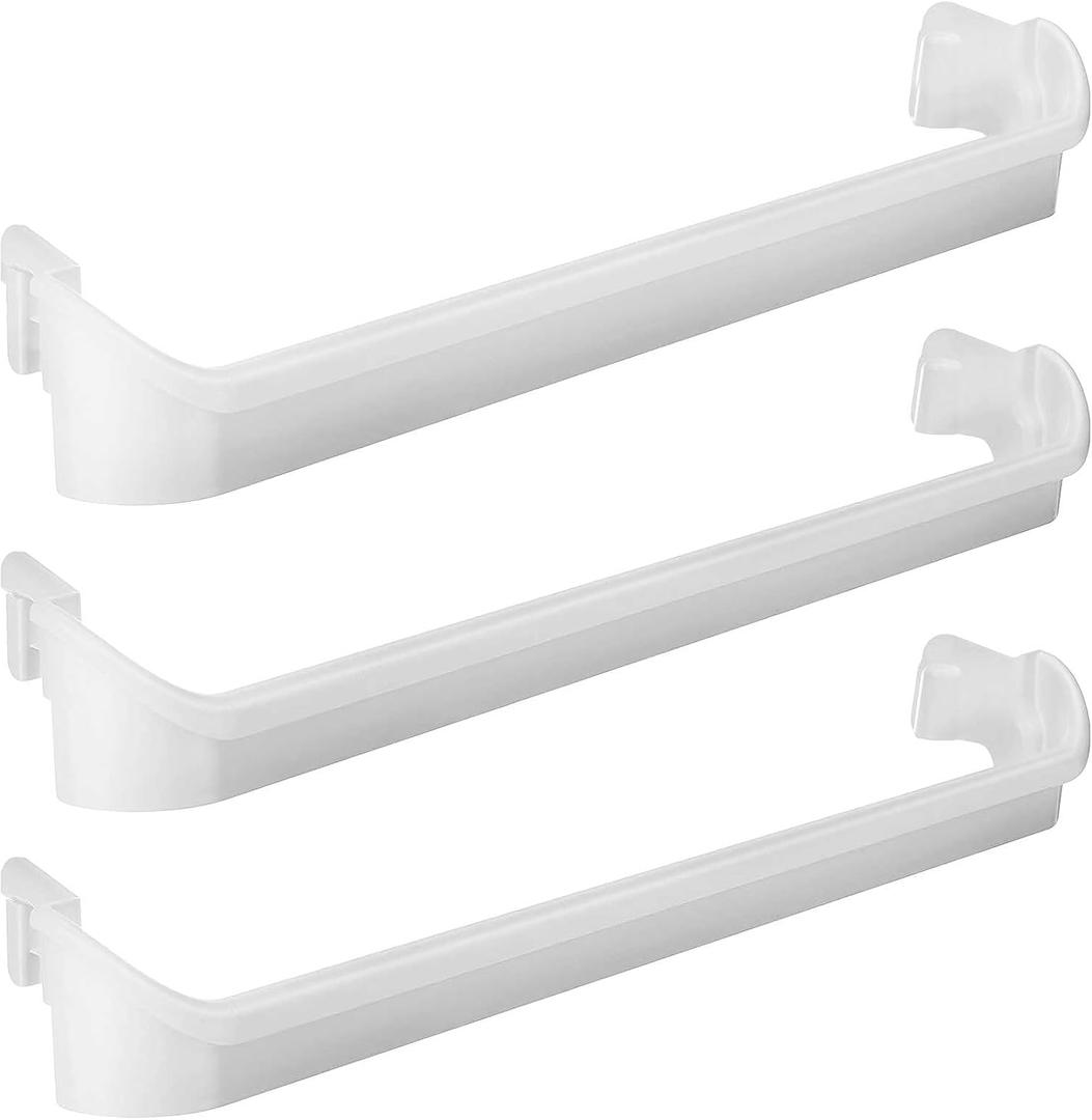 240534901 x2 & 240534701 x1 Refrigerator Door Shelf Rack Bar Replacement-Compatible with Frigidaire Kenmore Door Shelf Retainer Bar-Replaces AP3214630, 948954, AH734935, AP3214631, PS734936