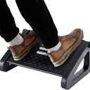 Foot Rest, Six Heights Adjustable Foot Rest for Under Desk at Work, Ergonomic Foots Stool for Under Office Desks, Under Desk Footrest with Foot Massage Roller, Chair Footrest for Leg Rests