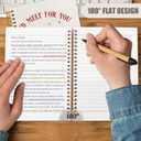 WUCHJ Christmas Snowman Notebook, Christmas Winter Snowman Journal Gifts for Women, Id Melt For You Xmas Holiday Spiral Notebook Journal for Note Taking, 5.5x8.3 Inch