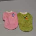 Winter Dog Clothes for Small Dogs, Warm Fleece Puppy Sweater, Cute Small Dog Sweaters for Girls Like Teacup Chihuahua Yorkie Clothing, XS, 2 Pack