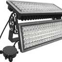 Kekeou 200W LED Flood Light Outdoor 28000LM Stadium Lights 6500K Daylight White Arena Lights Super Bright Field Light IP67 Waterproof Commercial Parking Lot Lighting for Basketball Backyard