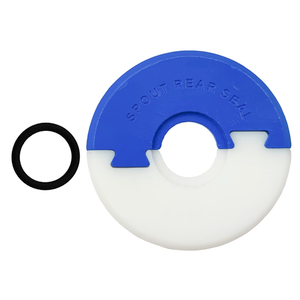 Welvzen Bathtub Spout Pipe Seal, Block Water Past Through Finished Wall, Tub Spout Water Leakage Disc Seal, Bath Wall Waterproof Protection for Copper Pipe (1/2" Copper Pipe 0.63in (16mm))