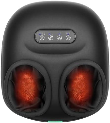 Medcursor Foot Massager Machine with Heat, Rolling, Deep Kneading, Shiatsu Foot Massager for Delivers Pain Relief, Tired, Plantar Fasciitis, Gift for Women Mom Men Fits Up to 13"