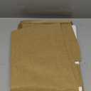 Lecloud Camel Valances for Windows 16 Inch Length, Soft Airy Light Filtering Faux Linen Rod Pocket Short Kitchen Curtains, Window Treatments Cafe Drapes for Bathroom Cabinet, 52" W x 16" L 1 Panel