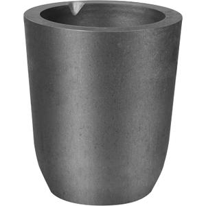 CANALHOUT 1.4kg #1 Silicon Carbide Graphite Crucibles,Crucibles for Melting Metal,Withstand The High Temperature 1800(3272F),Melting Casting Refining Aluminum Gold Silver Copper (1.4KG No.1)