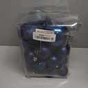 Christmas Ball Ornaments for Christmas Decorations - 40 Pieces Xmas Tree Blue Shatterproof Ball Ornaments with Hanging Loop for Holiday and Party Decoration