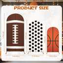 Sport Arch Backdrop Cover Set of 3 Arch Covers Spandex Stretch Backdrop Stand Cover 4ft, 5ft, 6ft for Wedding Birthday Shower Ceremony Decoration(Sport Theme), 4 X 1.65 Ft, 5 X 2.1 Ft, 6 X 2.6 Ft