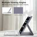 FARYODI Keyboard Case for iPad Pro 13-inch (M4, 2024), Magnetic Detachable Wireless Bluetooth Keyboard, Slim Folio Cover with Pencil Holder for New iPad Pro 13 inch, Auto Sleep/Wake-Lavender