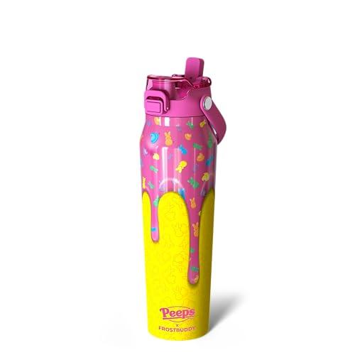 Frost Buddy 32oz Insulated Water Bottle with Straw & Chug Lid | Leak-Proof Stainless Steel | 24-Hours Cold | Sweat-Proof, Cup Holder Friendly | Ideal for Gym, Travel, Sports & Everyday Hydration