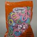 Qarwayoc Mini Hair Ties for Baby Girls, Seamless Kids Girls Hair Ties Bands, Soft Small Baby Ponytail Holders, Toddler Elastic Hair Holders No Damage, 5 Colors