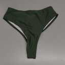 Verdusa Women's 7Pcs G String Thongs Cheeky Low Rise Letter Print Tape Underwear Pack Panties Briefs (Multicolor) S