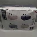 Heated Electric Blanket- Electric Throw Blanket 84"x90" for Bed- Heated Blanket with 5 Heating Levels& 4 Hours Auto Off for Couch Home Office - Soft Faux Fur Heating Blanket for Full Body(Grey)