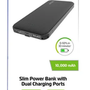 Zgear Slim Power Bank 10,000 mAh with DUAL Charging Ports