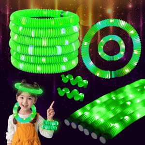 2 x Green 6PCS Glow Sticks Stocking Stuffers Party Favors-Glow in The Dark Party Supplies for Kids and Adults, Perfect for Festivals, Birthday Parties, Raves, Concerts, and Camping Decorations