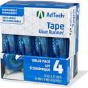 AdTech 5603 Permanent Crafter's Tape, 0.31" x 315", Pack of 4