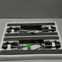 SUNVIE 12-Pack Low Voltage Pathway Lights Wired with Spotlights LED Outdoor Landscape Lighting Kit for Path, Garden, Yard, Patio, Cast-Aluminum, IP65 Waterproof, 12-24V AC/DC, 3000K Warm White, Black