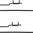 2 Pack Pegboard Paper Towel Holder Peg Board Organization Accessories for Tool Shed, Garage, Workshop, Kitchen, Laundry, Bathroom