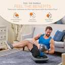 Lifepro Rumblex Plus/Pro 4D Vibration Plate for Lymphatic Drainage Triple Motor Whole Body Vibration Platform Machine for Muscle Toning 7 Training Modes, 60 Speed Levels & Resistance Bands
