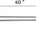 Skyflame 40-Inch Stainless Steel Log Claw Tongs - Heavy-Duty Metal Grip Grabber Tool for Indoor Fireplace Outdoor Gas FirePit & Wood Burning Chiminea/Campfire, Large Fire Tong for Moving Firelogs