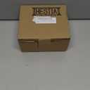 HESTIA HARDWARE 10 Pack | 2 1/2 Inch Drawer Pulls Black Kitchen Cabinet Handles and Dresser Drawer Pulls | Bathroom Matte Black Cabinet Pull | Black Cabinet Hardware Cup Pulls for Drawers (Z7.10.D)