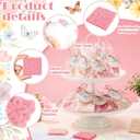 Demissle 20 Pcs Baby Shower Soap Favors Wildflowers Baby Shower in Bloom Flower Bath Soap Gift Set with White Greeting Card Handmade Gifts for Guests Decorations Supplies(Classic Color,Classic Style)