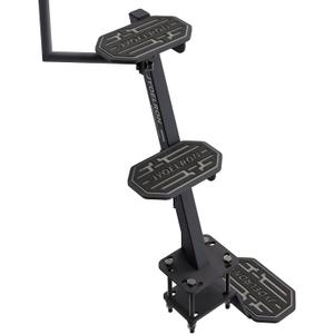 Boat Trailer Steps with Handrail, EVA Anti-Slip Mat, 450Lbs Capacity, Recommended for Bow Heights up to 43", 3 Mounting Angle Options, Fits Trailer Tongues 3" to 4" Wide & Up to 5" High