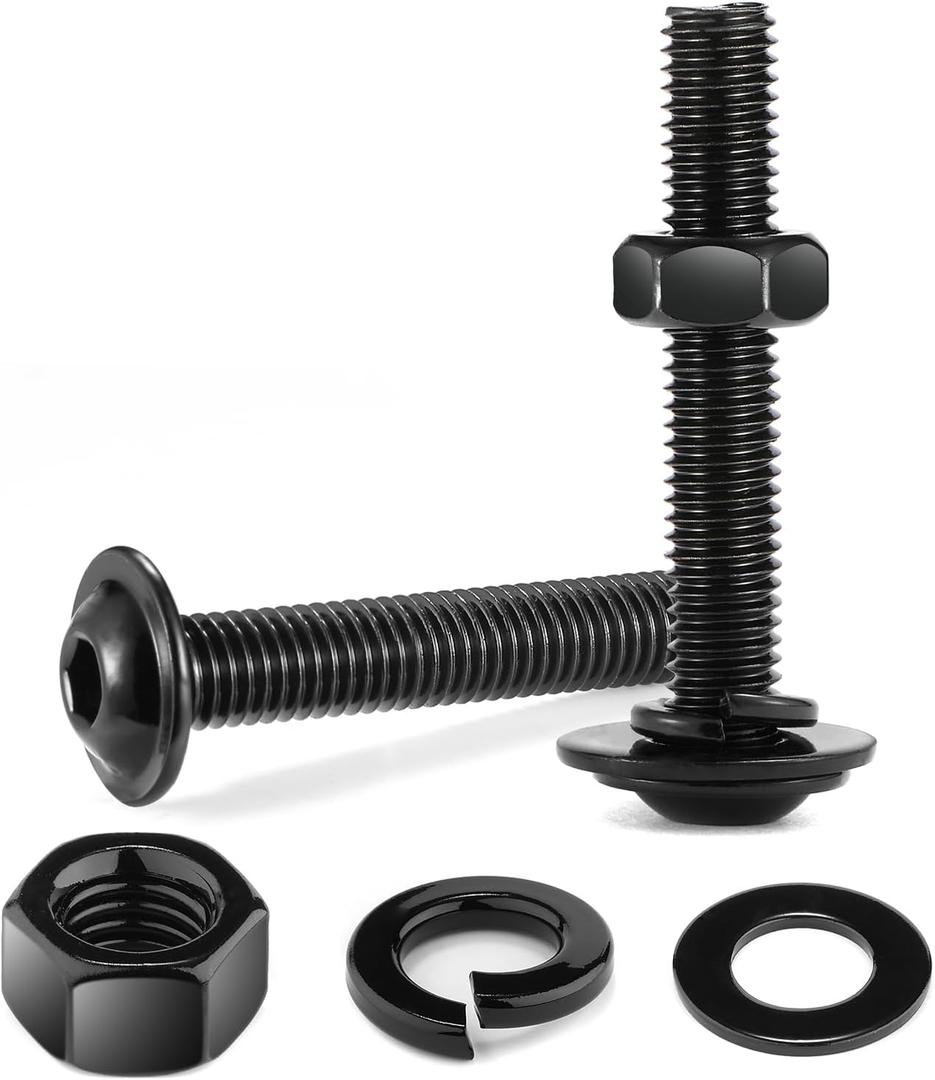 Flanget Button Head Socket Cap Bolts 304 Stainless Steel M8 ×35 mm 20 Pcs