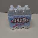 SPLASH REFRESHER Flavored Water Bottles, Wild Berry Flavor - 6-Pack, 16.9 Fl Oz - Refreshing Flavored Bottled Water with Electrolytes - Zero Sugar & Zero Calories