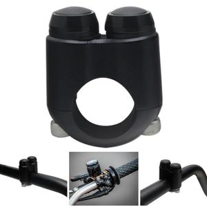2 Buttons CNC Hand Control Momentary Switch Micro Switch, for 7/8 Inch 22mm Bars Handlebar Bobber Cafe Racer Chopper Universal