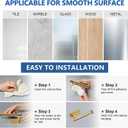 Toilet Paper Holder Self Adhesive Roll Holder Wall Mount for Bathroom and Washroom No Drilling SUS304 Stainless (Brushed Gold, 2)