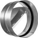 10" Inch Backdraft Damper for Straight or Flex Duct. Bathroom Exhaust Fan. Kitchen Hood Exhaust Fan and Different Dryer Fan Backflow Preventer. Steel Damper with Aluminum Valve Flaps