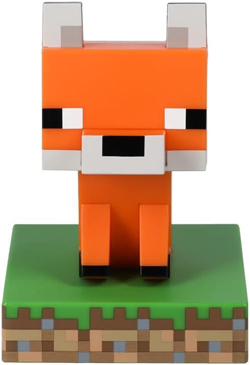Paladone Minecraft Officially Licensed Fox Free Standing Desk Light, Gaming Room Decor and Merchandise for Boys and Girls, Nightlight Gift Accessory for Playroom and Bedroom
