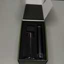 Maestri House Rechargeable Milk Frother with Stepless Speed Control, LunaFro Max Handheld Electric Foam Maker Waterproof Drink Mixer Foamer with Stand & Detachable Whisks for Lattes, Cappuccino (Black)