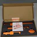 Woodworking Ruler, Neitra 3PCS (6/8/12 Inches) Metal Pocket Rule with a 45 & 30 Slide Stop for Measuring Precision, Slide Stop Aluminum Rule for Marking Inch and Metric T-Type Scribing Rulers Square