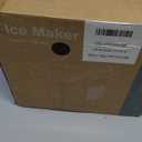 DUMOS Ice Maker Countertop Ice Machine Compact Size with Handle, 26lbs in 24Hrs, Black