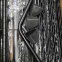 Ulif U11 Mini Over Washer and Dryer Shelves, 3 Tiers Laundry Room Storage and Organizer Standing Shelf, Metal Freestanding Clothes Drying Rack, 28.3W x 19.7D x 77.6H, Black