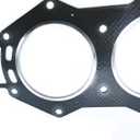 Cylinder Head Gasket for Yamaha 6G5-11181-A0,A1,A2,A3,00,01 Outboard Sierra 18-3894 75 80 90 150 175 200 225 HP V6 1984 & Later