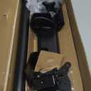 HEMUDU Single Tall Desk Monitor Arm Mount Stand Fit for 27 inch to 42 inch Flat Curved Computer Screen with Swivel, Height Adjustable, Rotation,Holds up to 77lbs, Black