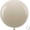 Bezente White Sand Giant Balloons 36 Inch - 8 Pack Jumbo Sand White Large Round Cream Latex Balloon for Birthday Wedding Bridal Shower Gender Reveal Party Decoration ( 04-white-p21 )