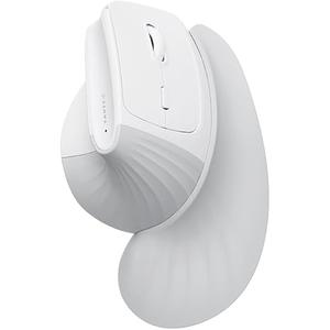 SANWA Wireless Ergonomic Mouse for Large Hands, Silent Click Vertical Mice with Removable Wrist Rest, 1000-4000 DPI, 3-Device (2.4G + 2 Bluetooth 5.4), Compatible with Mac, Windows, Laptop, PC, White