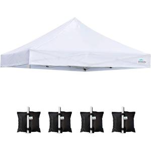 ONTHEWAY 10' x 10' Replacement Canopy Top for Pop Up Tent, Heavy Duty Waterproof Fabric with UV Protection, Instant Canopy Top Cover ONLY