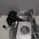 Comfort Zone Oscillating Table Fan with Adjustable Tilt, Convenient Push Button Controls, Quiet, 12 inch, 3 Speed, Desk Fan, Airflow 7.25 ft/sec, Ideal for Home, Bedroom, Dorm & Office, CZ121BK