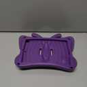 iPad 7 8 9 10.2 Kids Case 3D Cute Butterfly 10.2 inch ipad 9th 8th Generation Tablet Case For Kids Girls Light weight EVA Foam Stand Shockproof Rugged Heavy Duty Kid Friendly iPad Cover Purple