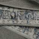 Ileading Washable Hallway Runner Rugs, 2x8 Non Slip Runners Area Rug for Entryway Kitchen Bathroom Bedroom Laundry Living Room, Long Narrow Low-Pile Floor Carpet Boho Vintage Throw Mat for Kids Room (Grey)