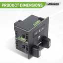 15926102 Trailer Brake Controller Switch 601-226 for Silverado GMC Sierra Suburban Tahoe Yukon 1500 2500 3500 HD 2007-2014