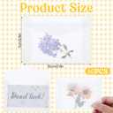 60Pcs Glassine Envelopes 3.9x2.8 Inch Translucent Envelope Self Sealing Small Envelope for Seeds Stamp Coin Collecting Lottery Ticket Card