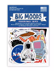 Big Moods Assorted Stickers, Pack Of 6 Big Moods Assorted Stickers, Pack Of 6